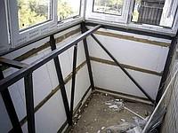 Фронтальный вынос балконного подокониика с утеплением конструкции